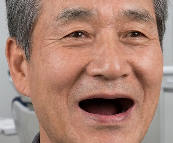 이천 무치악 임플란트, 틀니 사용이 불가할 때 대안이 될 수 있는 풀아치 임플란트 대표 이미지