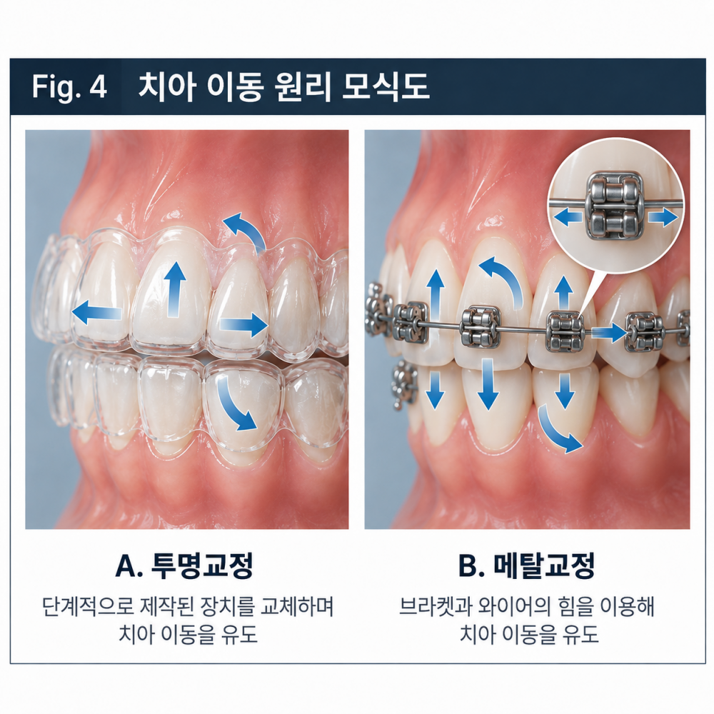 투명교정, 메탈교정 차이 비교